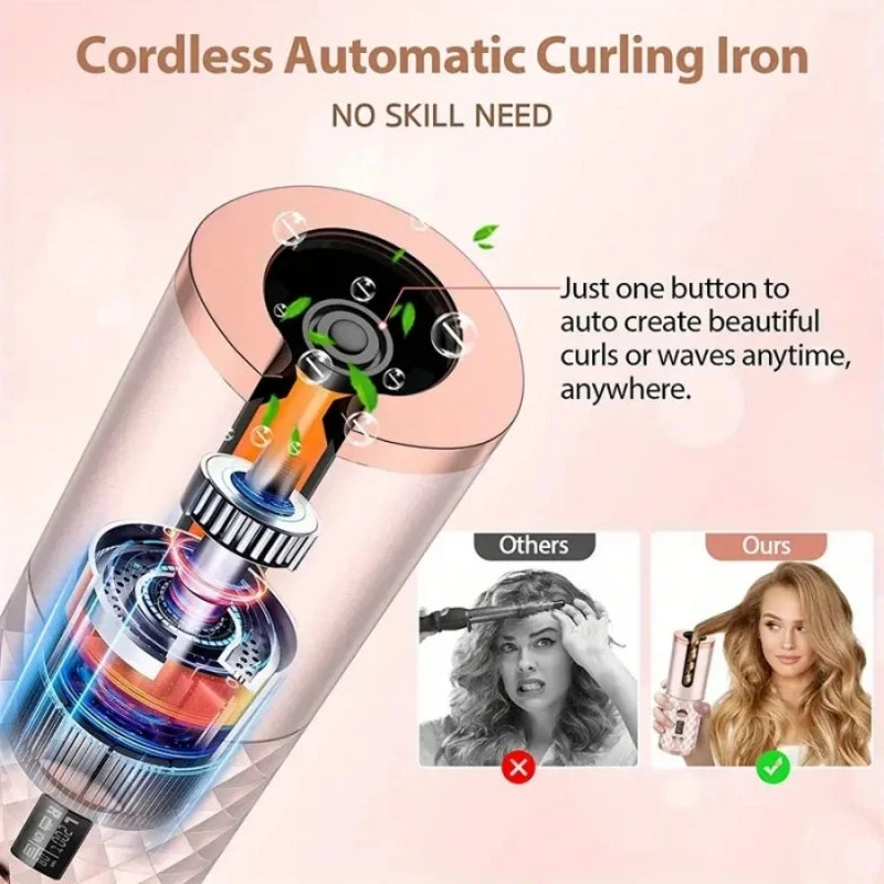 Cordless Automatic Hair Curler